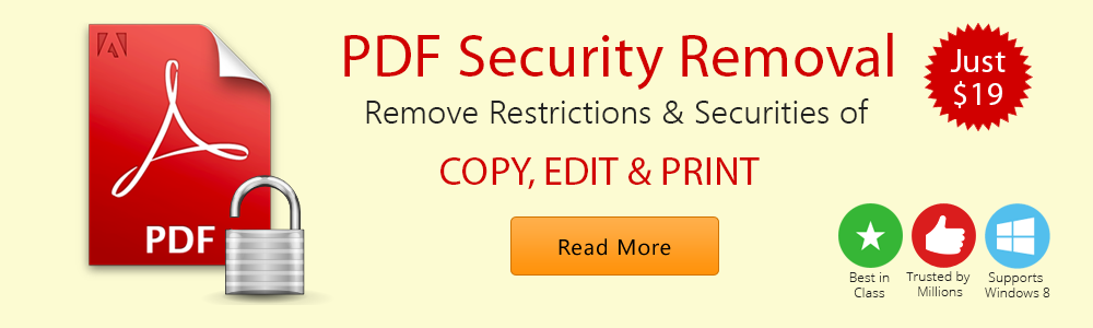PDF Security Removal Tool